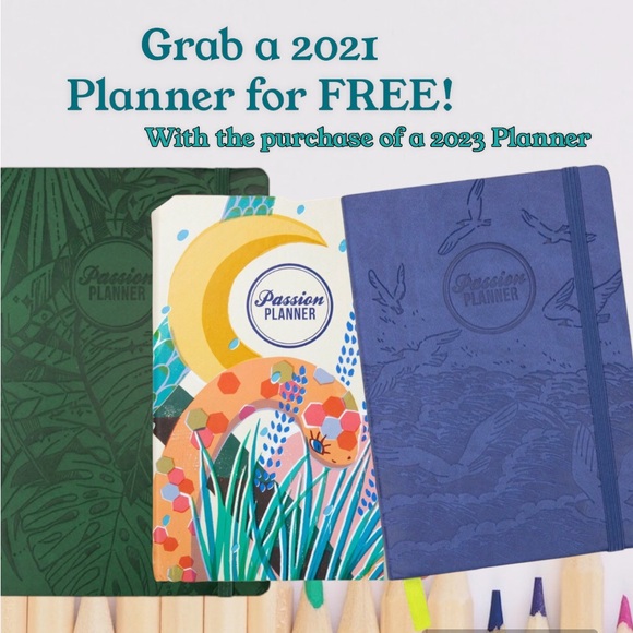 2023 NEW !!! Weekly PASSION PLANNER ALPINE LAKE - Picture 2 of 11